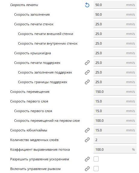 Наплывы при печати.