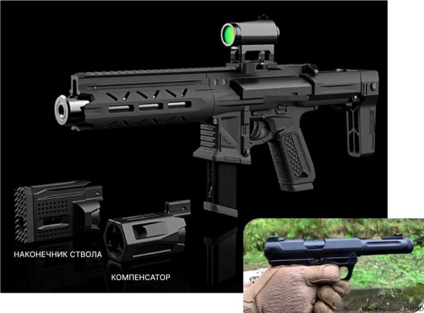 SLS 3D-печать расширяет возможности кастомизации страйкбольного оружия премиум-класса