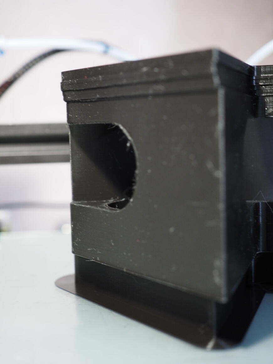 Ender 3 V2, Сдвиг слоев по оси X, сопло задевает за модель