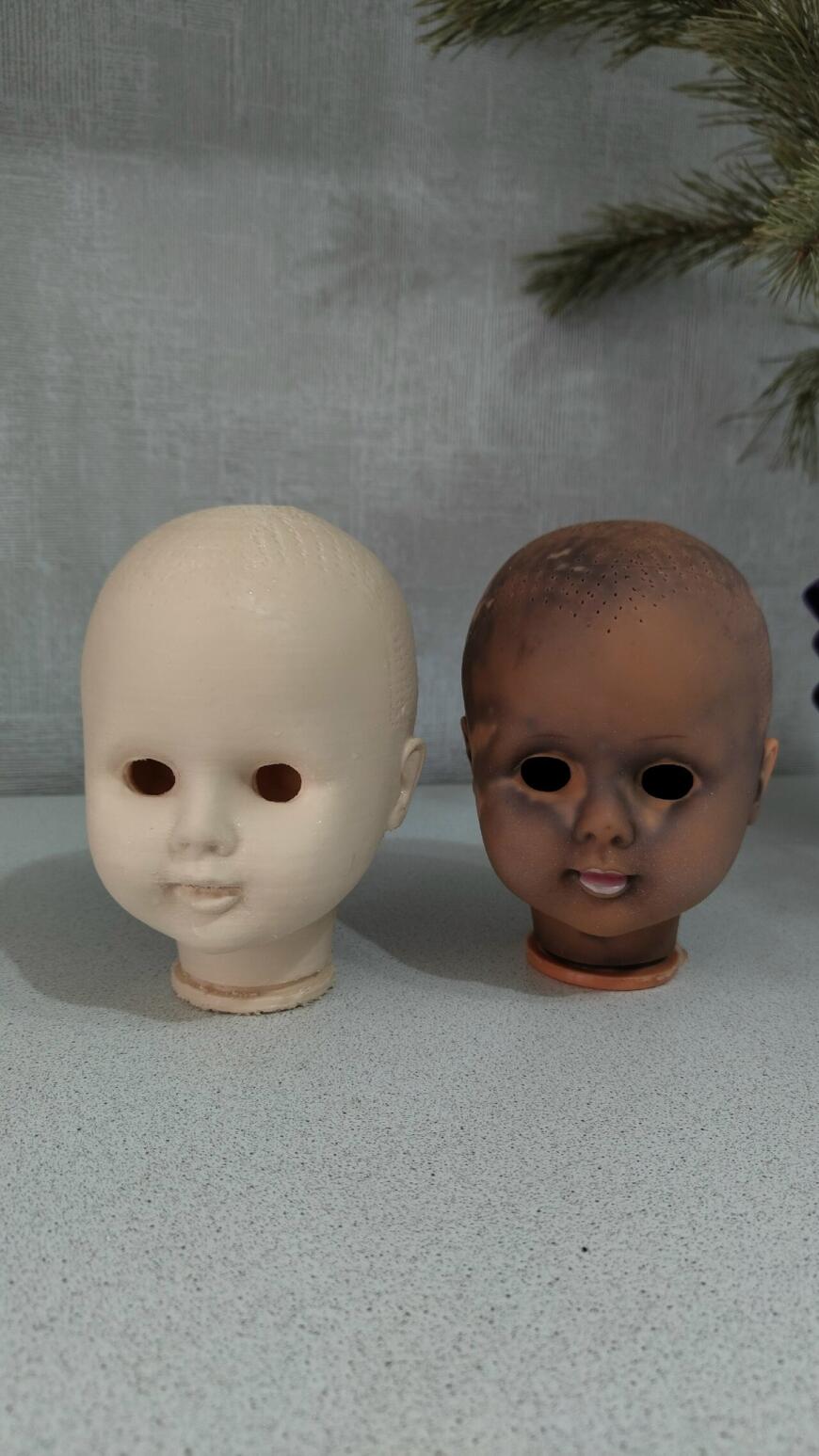 Печать головы куклы из TPU