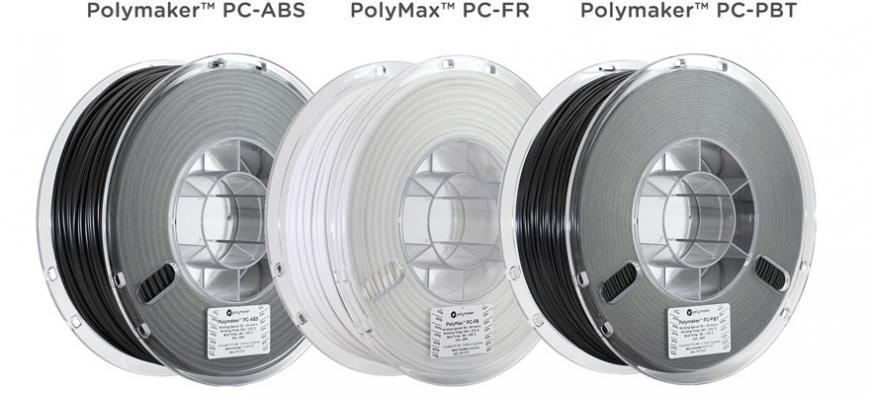 Polymaker предлагает три новых материала для 3D-печати
