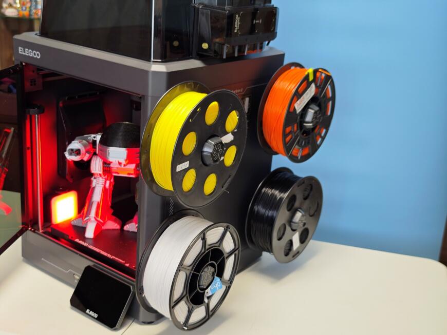 3D принтер ELEGOO Centauri Carbon 2 Combo: цветная печать из коробки (обзор 3D принтер ELEGOO Centauri Carbon 2 Combo: цветная печать из коробки (обзор