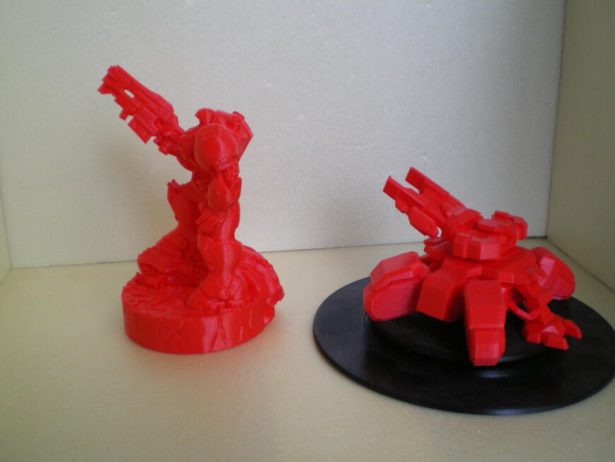 Обзор пластика для 3д печати RS Crossbridge PLA Красный