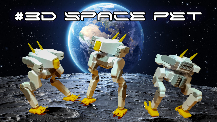 Робот игрушка 3D Space PET Робот игрушка 3D Space PET
