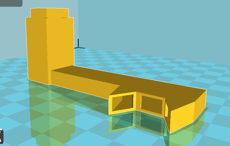 Не могу понять где накосячил в разработке 3d модели