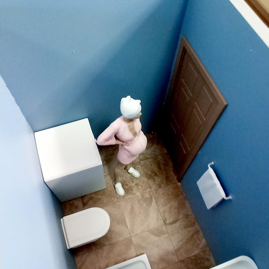 Макет коттеджа.