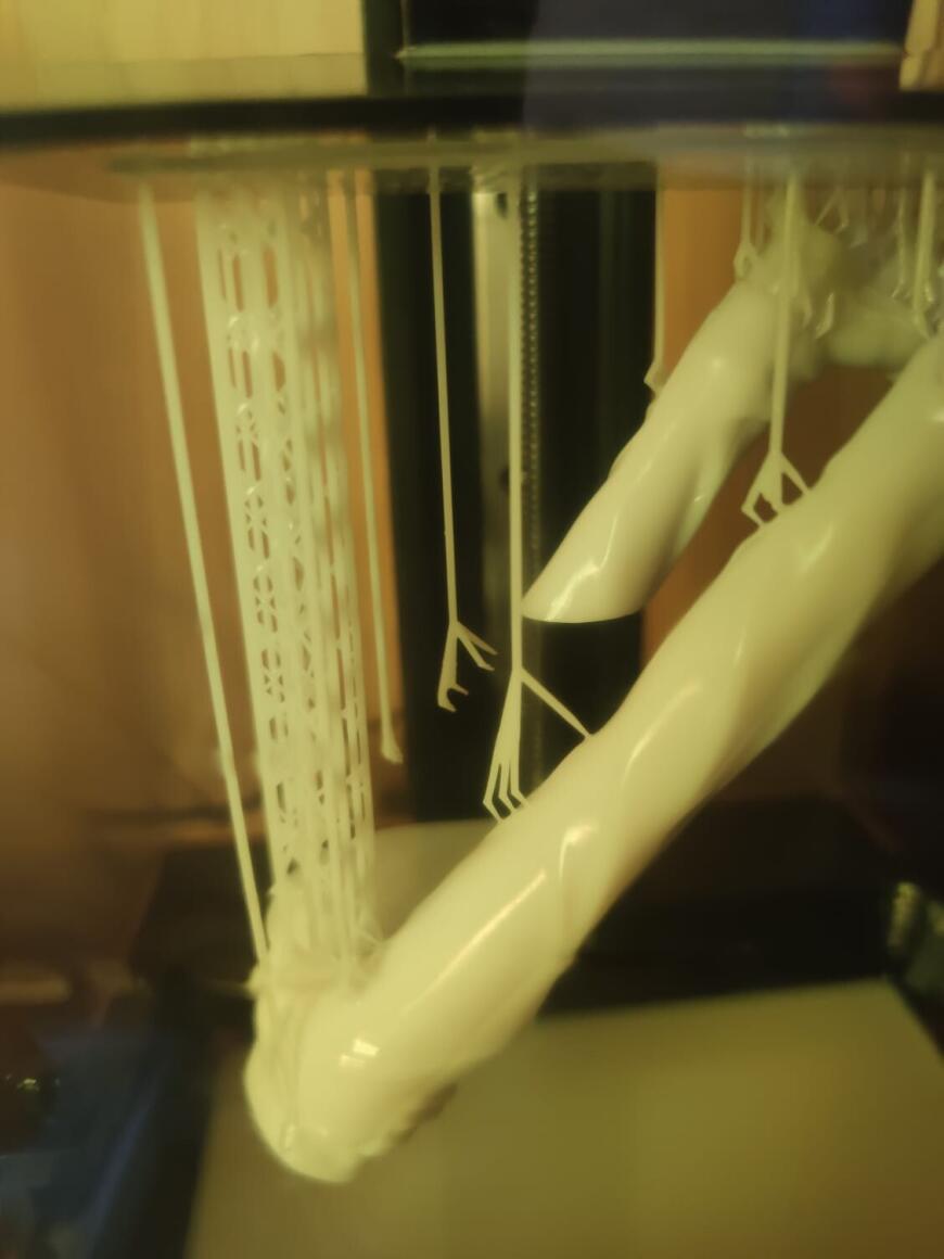 Почему возникает такой брак печати на Anycubic Photon 4k?