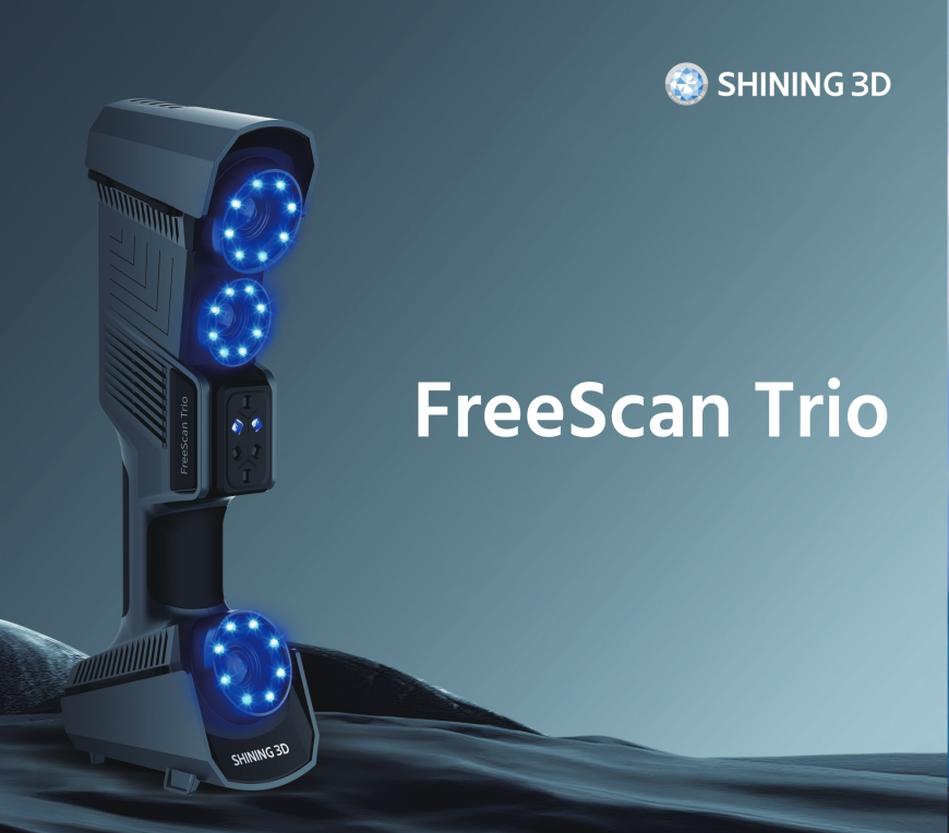 Новый сканер Shining 3D FreeScan Trio: сканирование без границ и маркеров