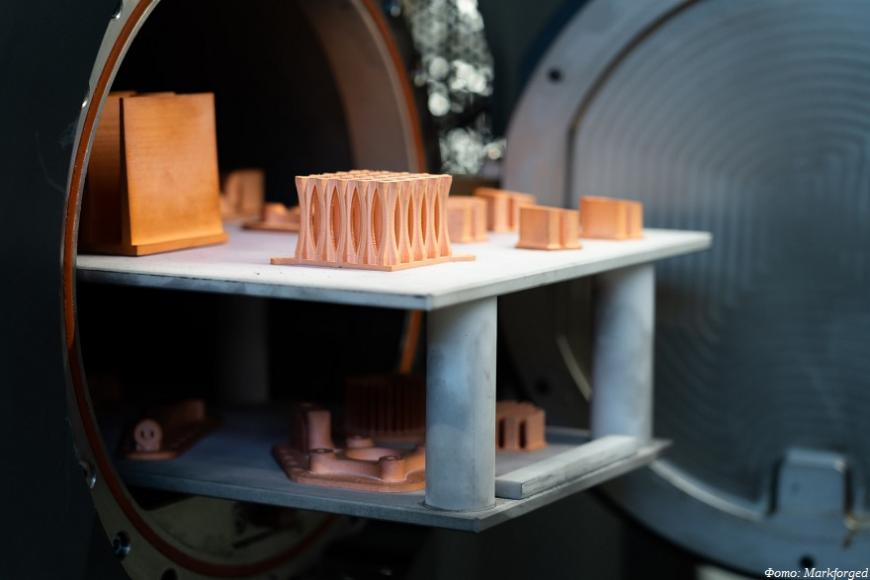 Markforged предлагает филамент для 3D-печати медью