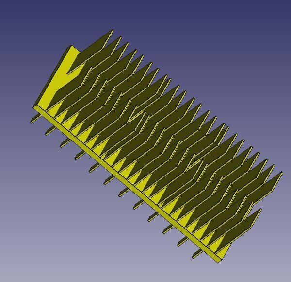 Создание 3D-модели панельки EasyEDA в FreeCAD