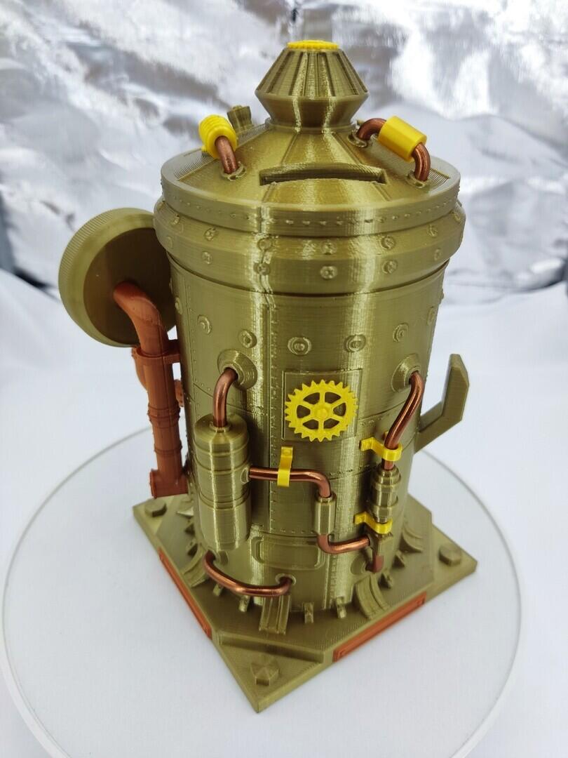 Steampunk часы, копилка и стакан для ручек
