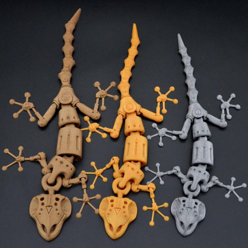 Стимпанк ящерица