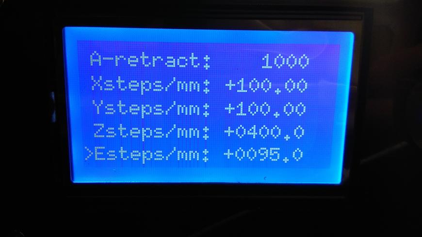 помогите разобраться с настройкой шагов на мм. Anet A6