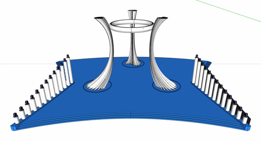 Технологии 3D-печати помогли возвести шестнадцатиметровый монумент Олимпийского огня