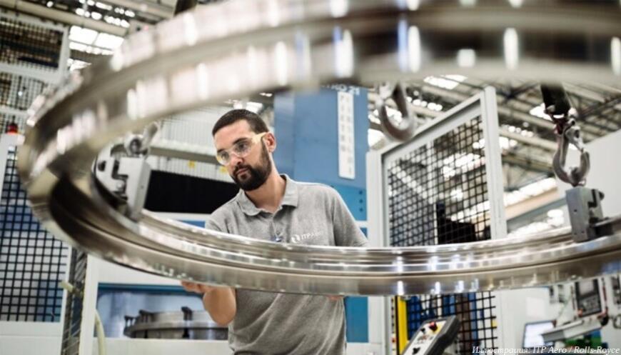 Компания ITP Aero продемонстрировала огромную 3D-печатную деталь авиационного двигателя