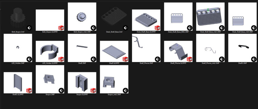 Как я печатал себе полку под мониторы.