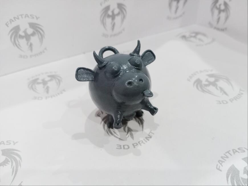 Коровка - ёлочный шарик