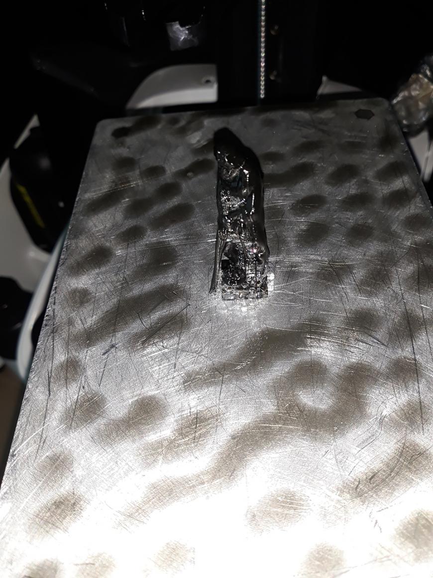 Статуя 5см. Uniz Slash Plus ESUN Standard Resin Black