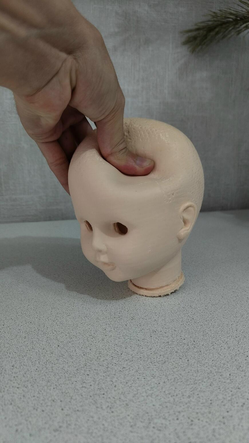 Печать головы куклы из TPU