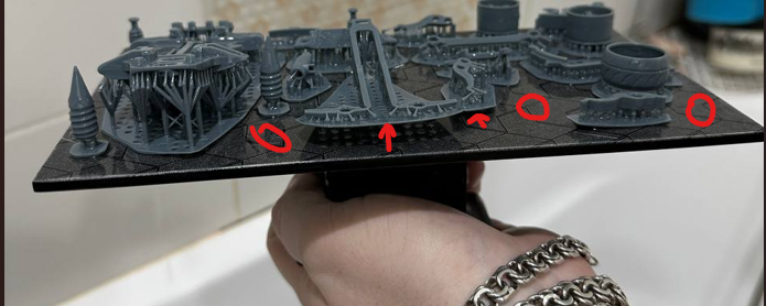 Выгибаем первые слои при печати смолой.