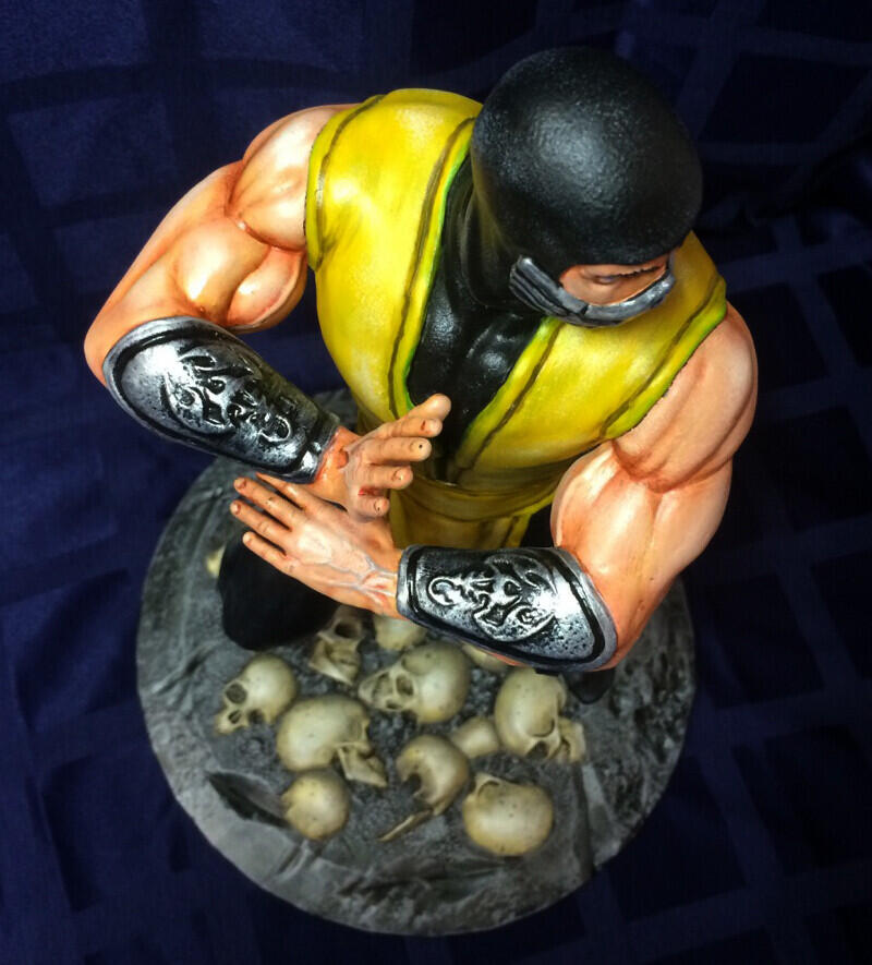 Scorpion 1995 mortal kombat for 3d print STL