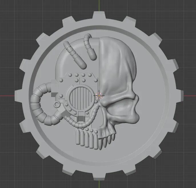 Значок N2 Адептус Механикус из Warhammer 40000