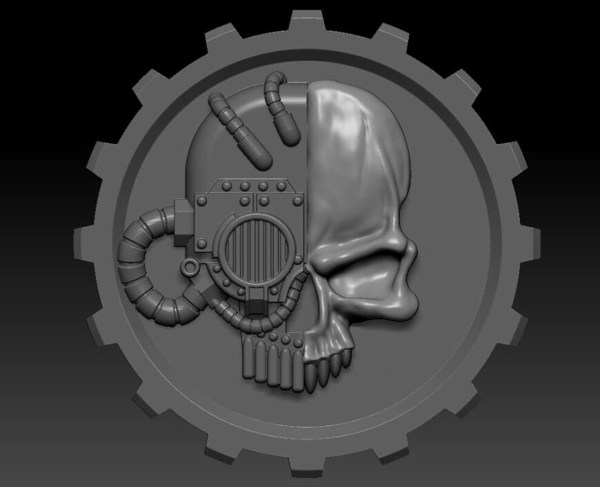 Значок Адептус Механикус из Warhammer 40000