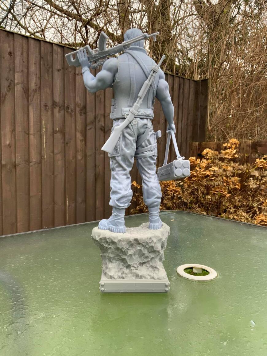 Arnold Schwarzenegger на Elegoo Saturn Mono X