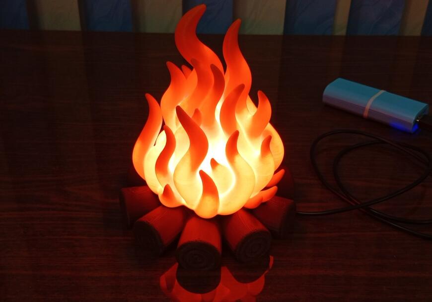 Новогодний костер, из серии 