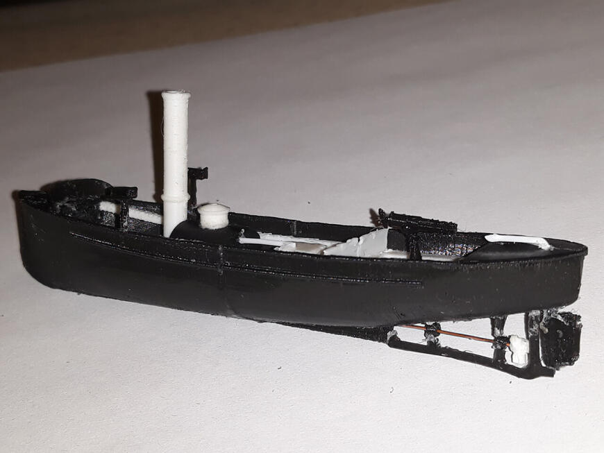 Кораблик из PLA и ABS