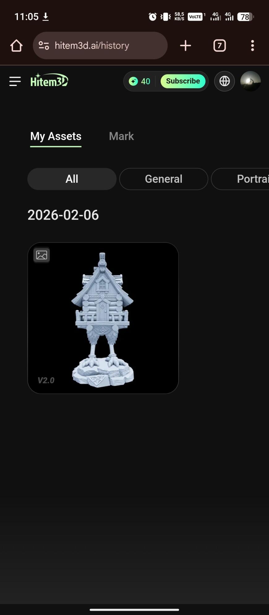 3d модель с AI за 5 минут