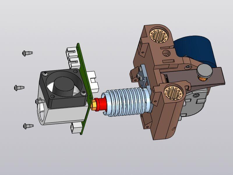 Новая печатающая голова с direct-extruder для Flying Bear Ghost 4S