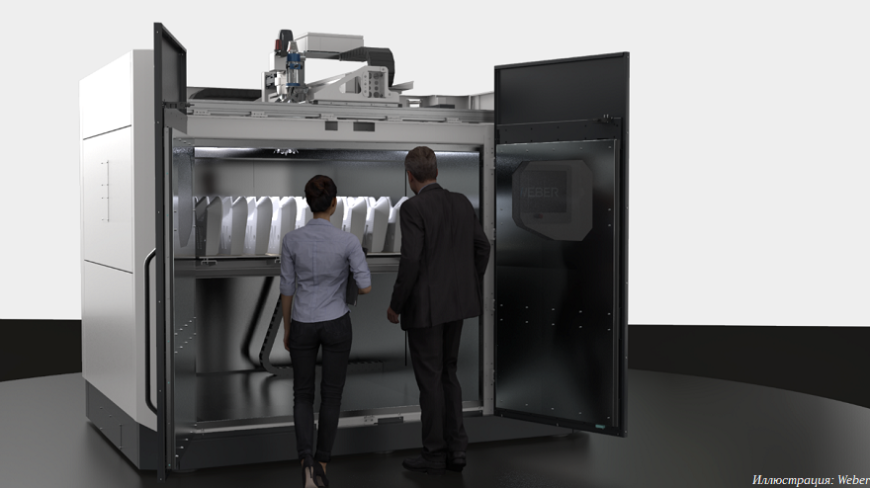 Крупноформатные 3D-принтеры от Weber для печати гранулятами выходят на российский рынок