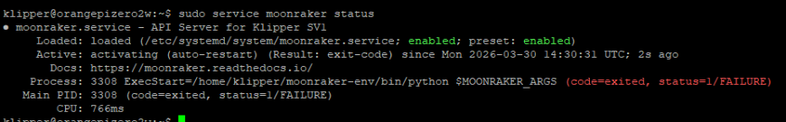 Отвал moonraker после обновления. Отвал moonraker после обновления.
