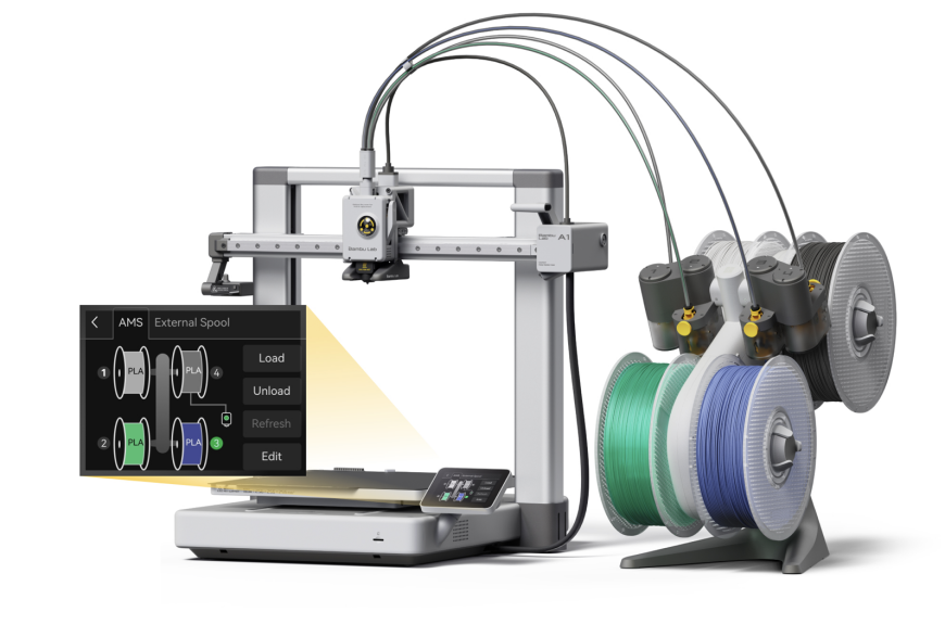 Новый 3D-принтер Bambu Lab A1: скорость и универсальность по доступной цене