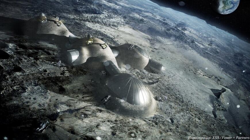 Магистрант МАИ разработал материал для 3D-печати зданий на Луне