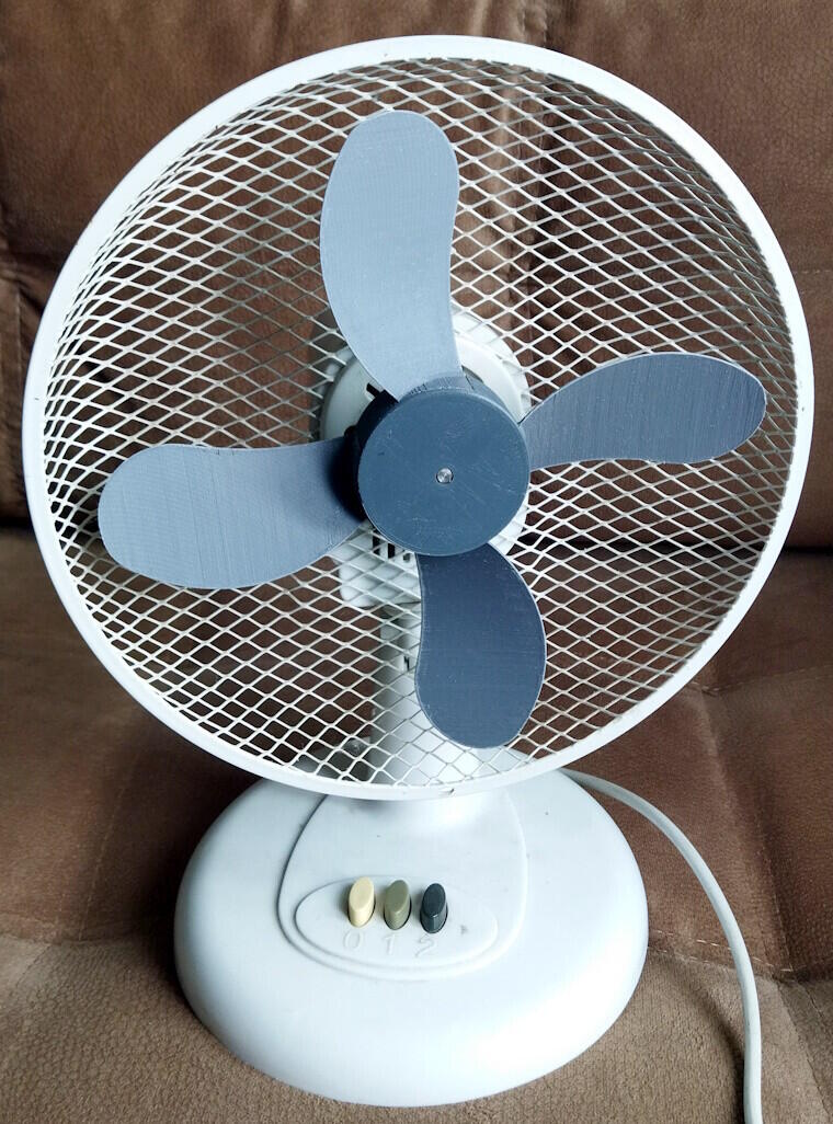 Необычная крыльчатка бытового вентиллятора. Изменение. Необычная крыльчатка бытового вентиллятора. Изменение.