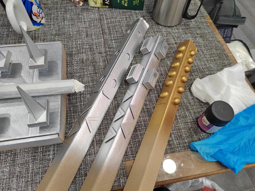 Делаем оружие персонажа Занка Ниджику из аниме Гачиакута + бонус