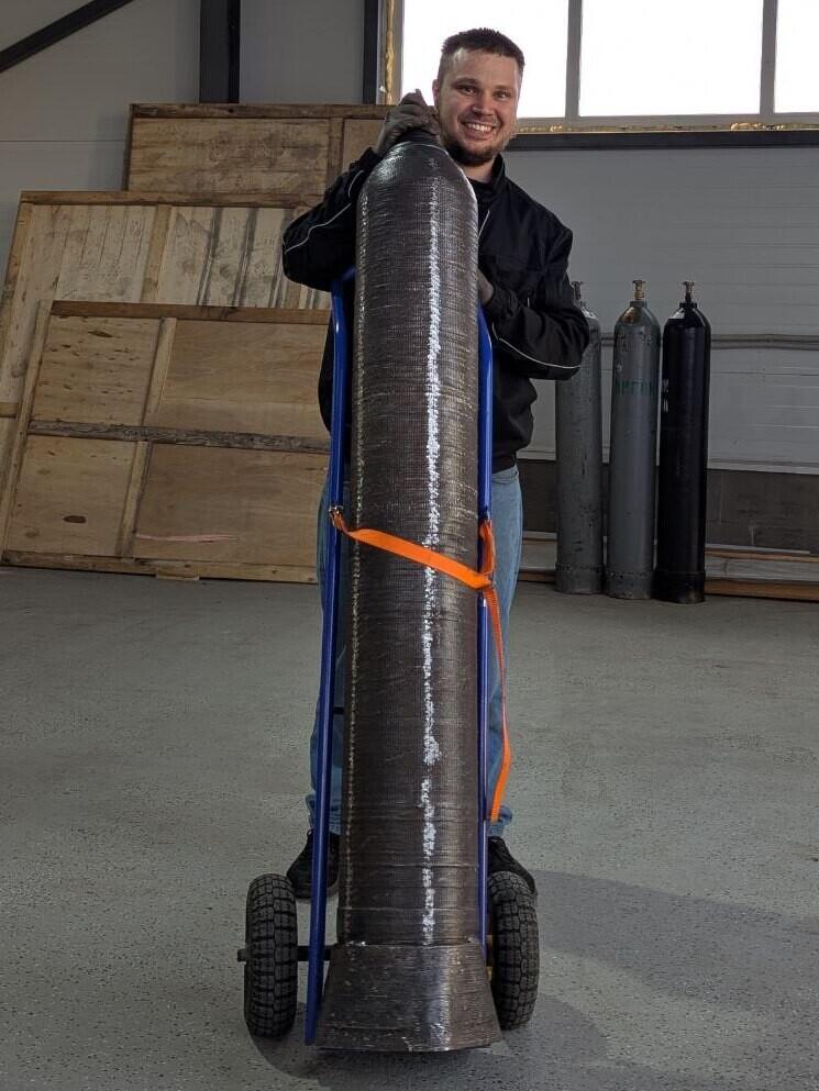 Сосуд высокого давления по технологии WAAM закончен!