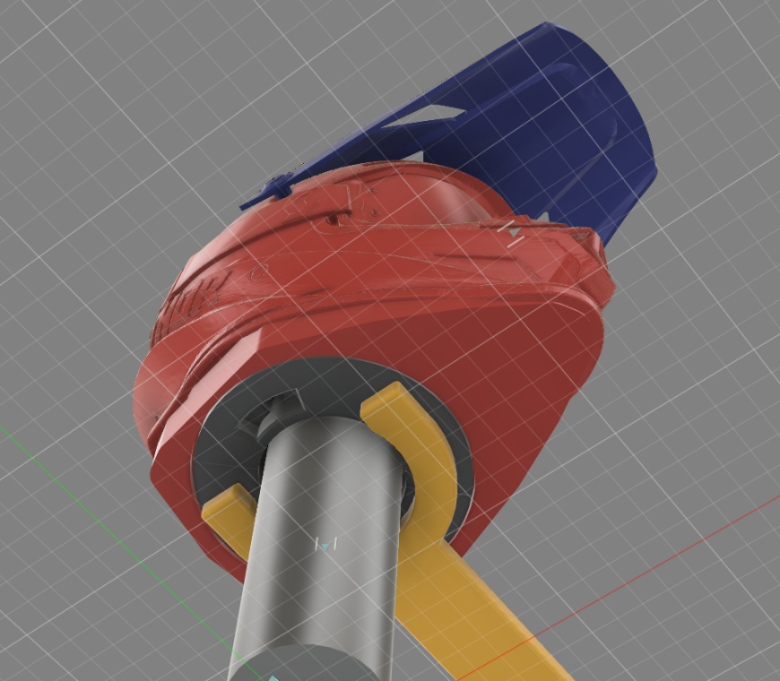 Насадка на фаркоп в виде эндуро-шлема с антивандальной фиксацией