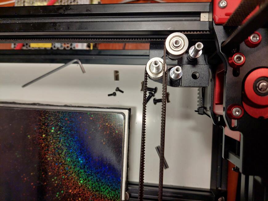 смещение ремня на 2wd от Funssor для Voron 2.4