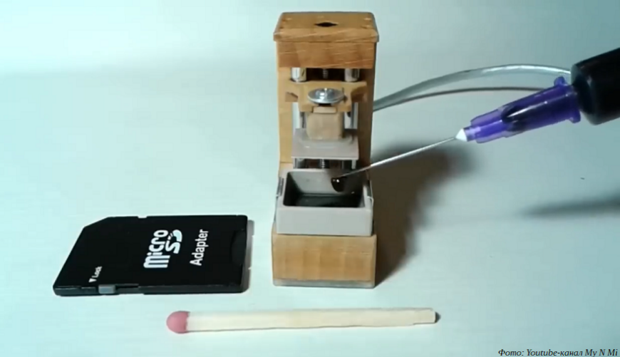 Высотой со спичку: самый крохотный фотополимерный 3D-принтер в мире