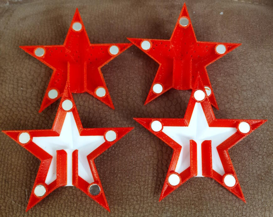 Звезда на мини-ёлку.