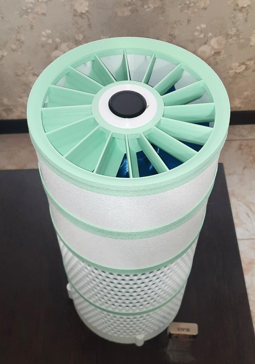 Очиститель воздуха на базе фильтра и мотора от Xiaomi Mi Air Purifier Очиститель воздуха на базе фильтра и мотора от Xiaomi Mi Air Purifier