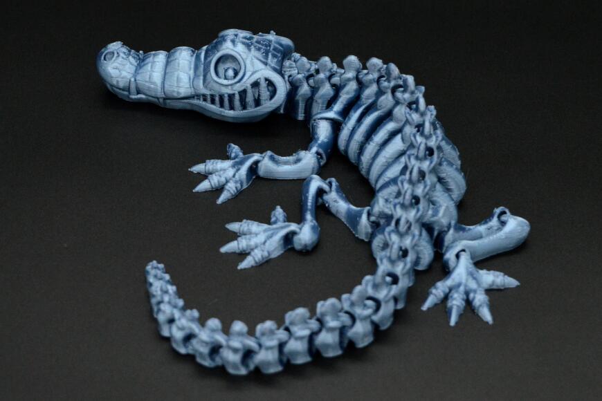 Крокодил-скелет Pet-G шелк