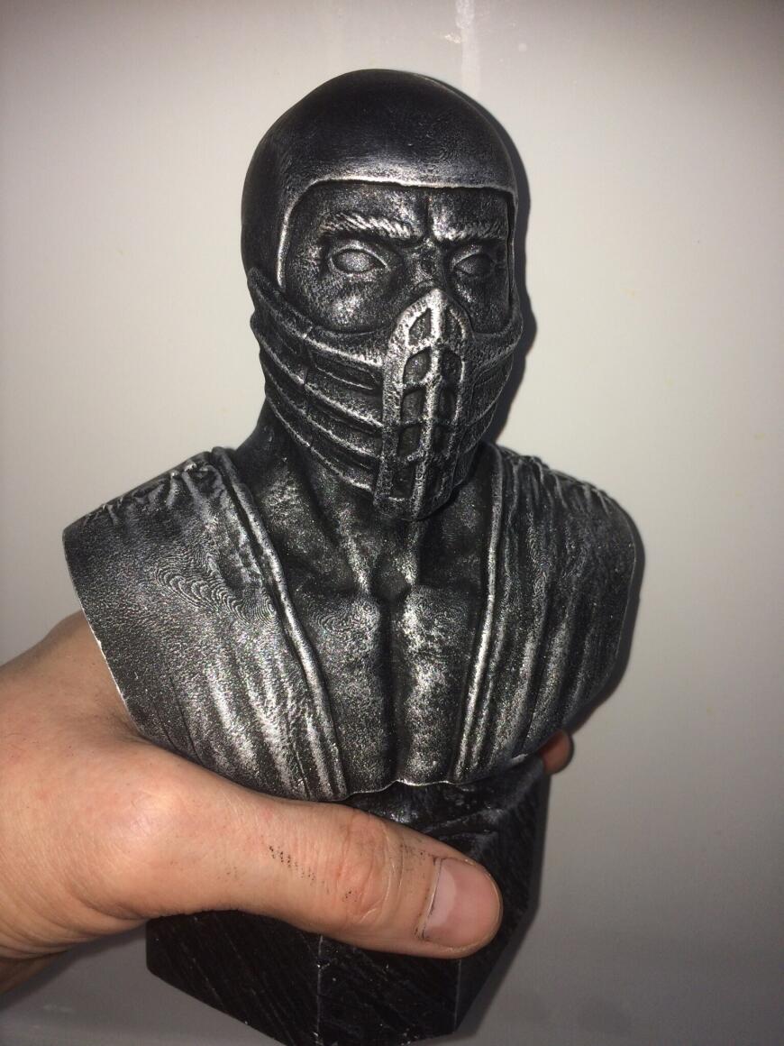 Бюст ниндзя Скорпион. Anycubic Photon Mono X - 4K