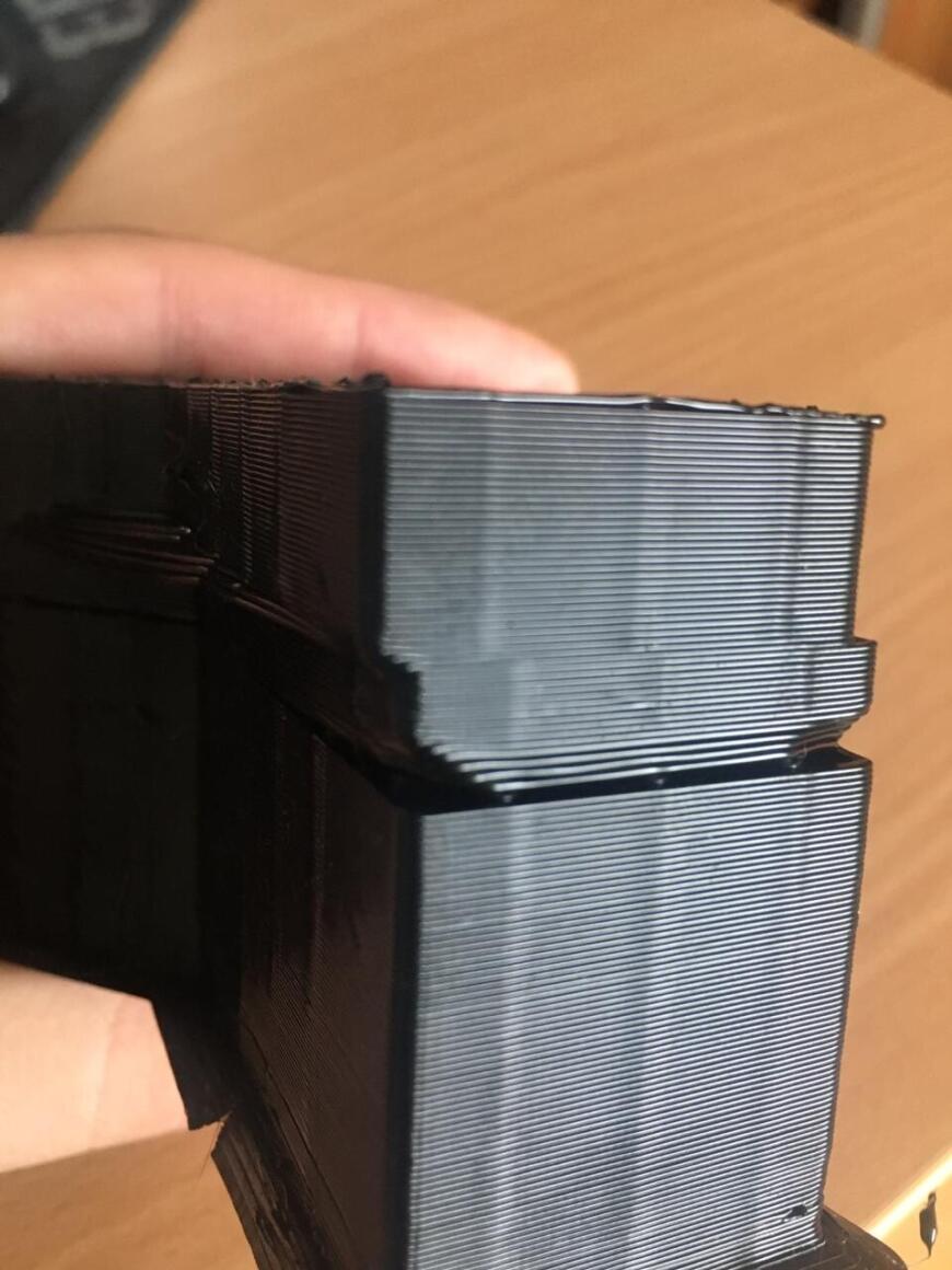 Печать PETG Смещение рядов