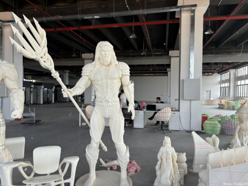 Изготовление скульптур с помощью FGF 3D-принтеров от Kings3D