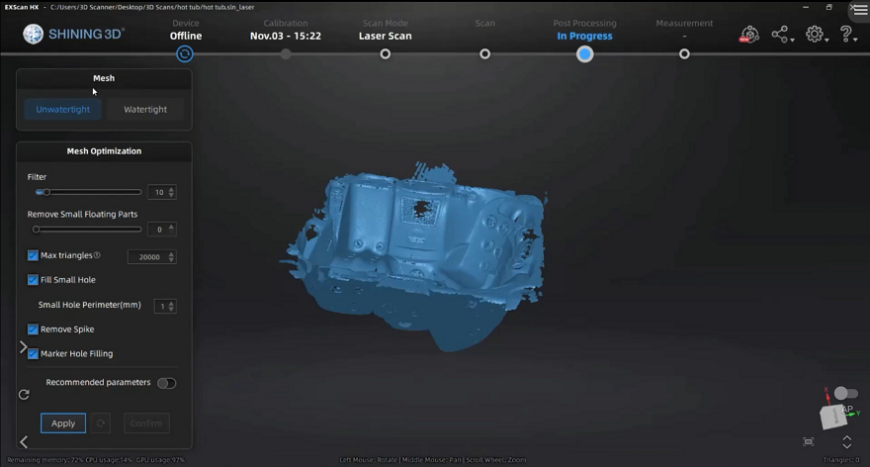Вебинар: практическое применение 3D-сканирования в обратном проектировании гидромассажной ванны