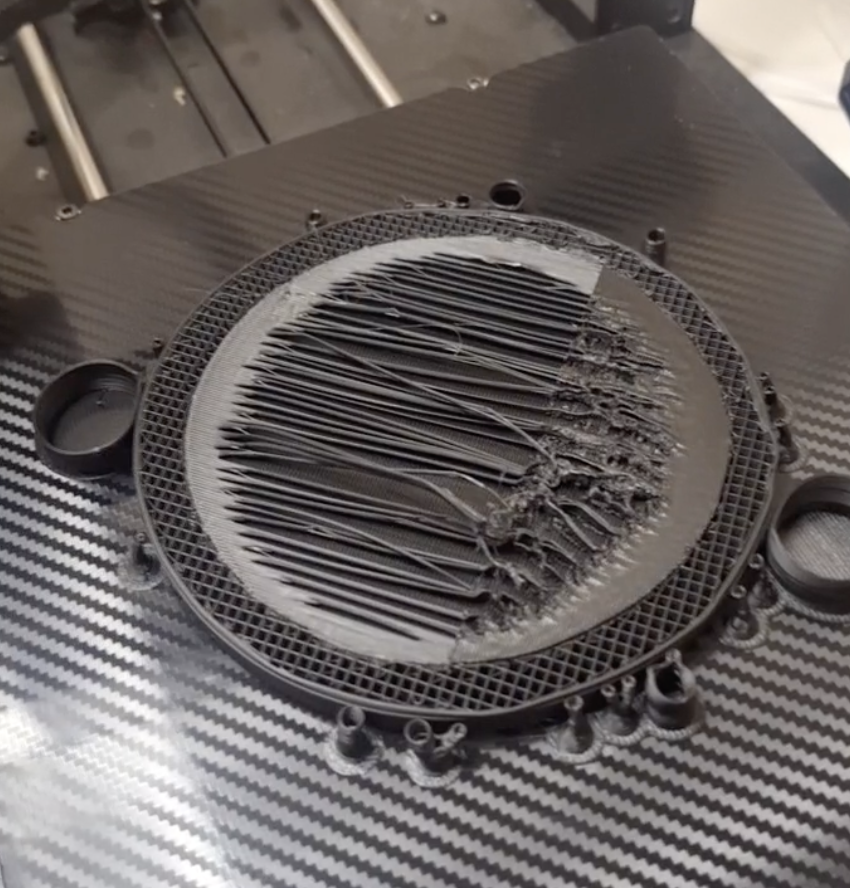 Верхние слои PLA превращаются в кашу